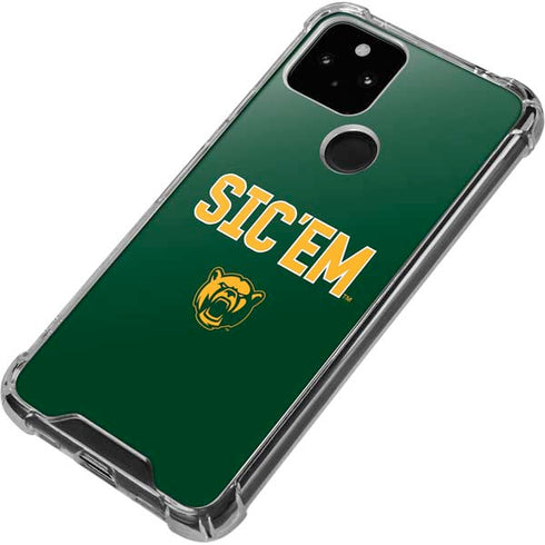 Baylor University Sic Em Green Google Pixel 5a 5G Clear Case
